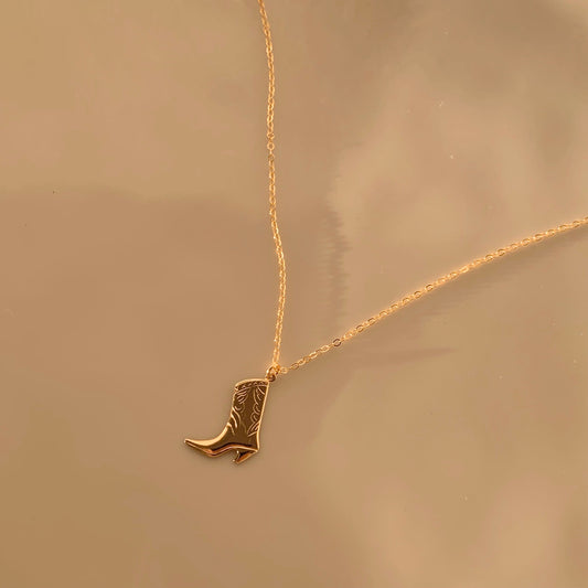 Cowboy Boot Necklace