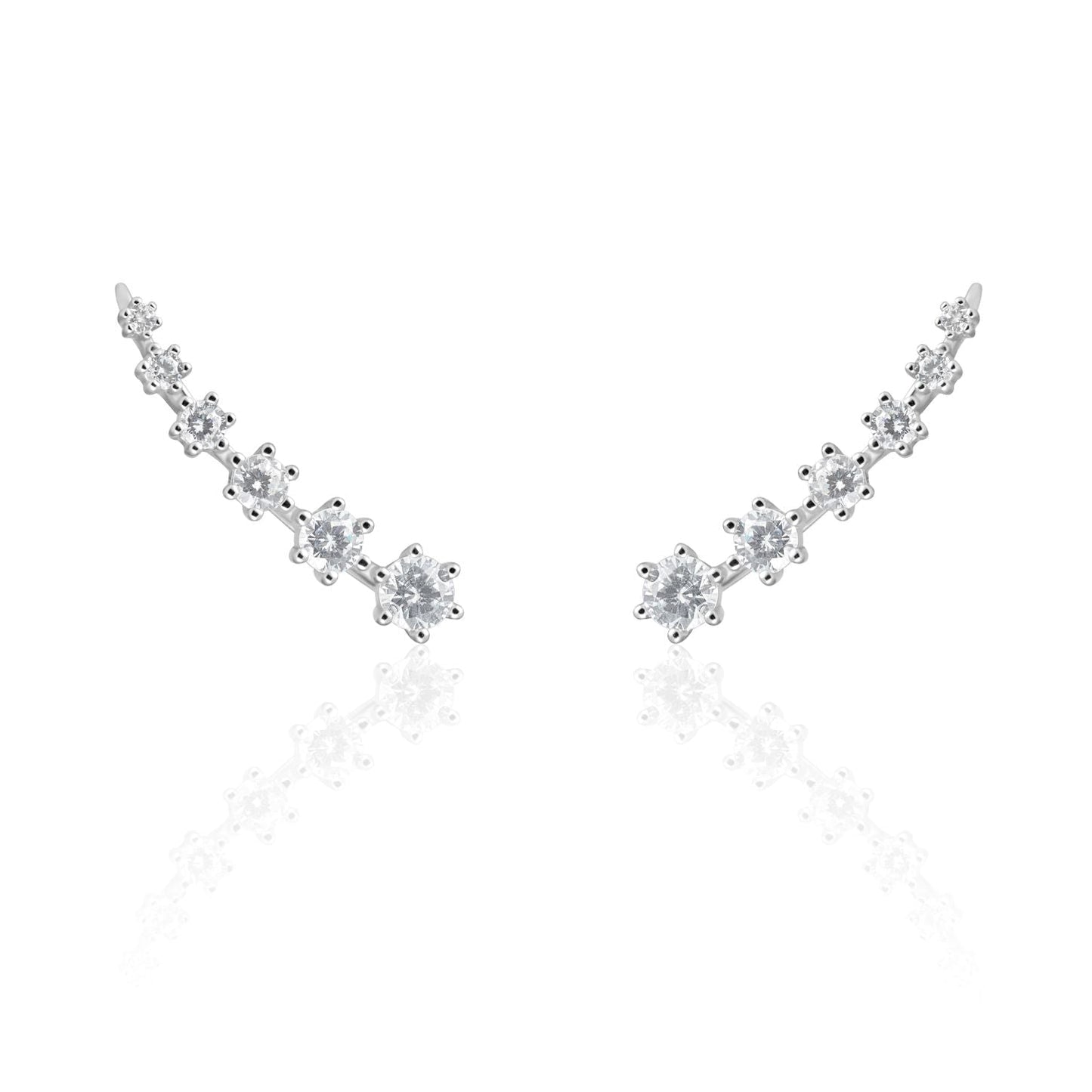 Celina CZ Bar Earring