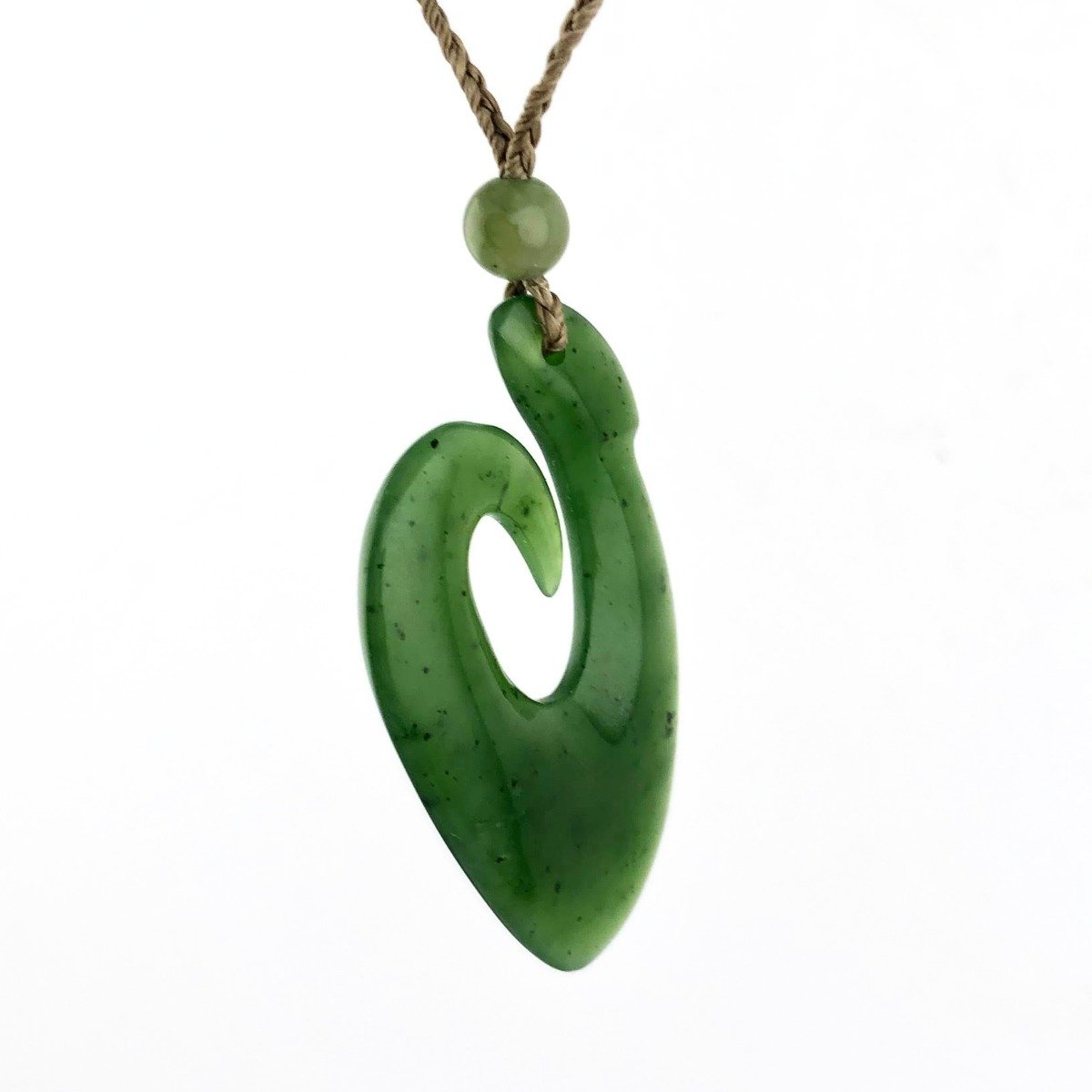 Canadian Jade Fish Hook, 1.5"