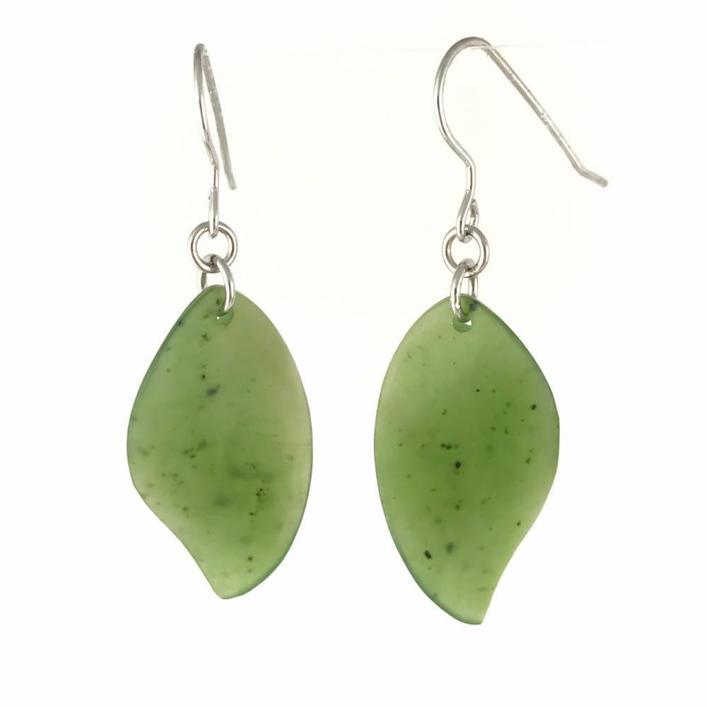 Earrings, Leaf 1884