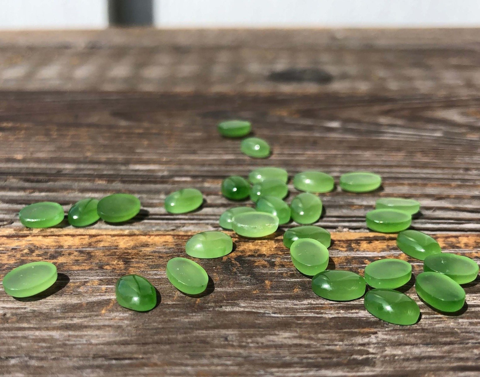 AA Canadian Jade Cabochons, 5x7mm