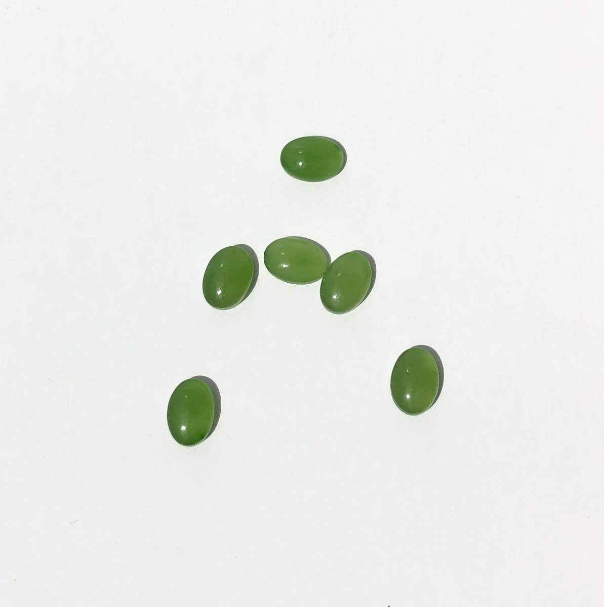 AA Canadian Jade Cabochons, 5x7mm