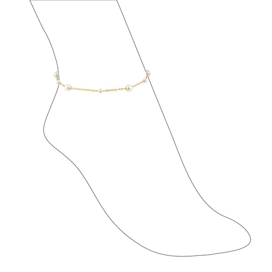Kalani Pearl Anklet