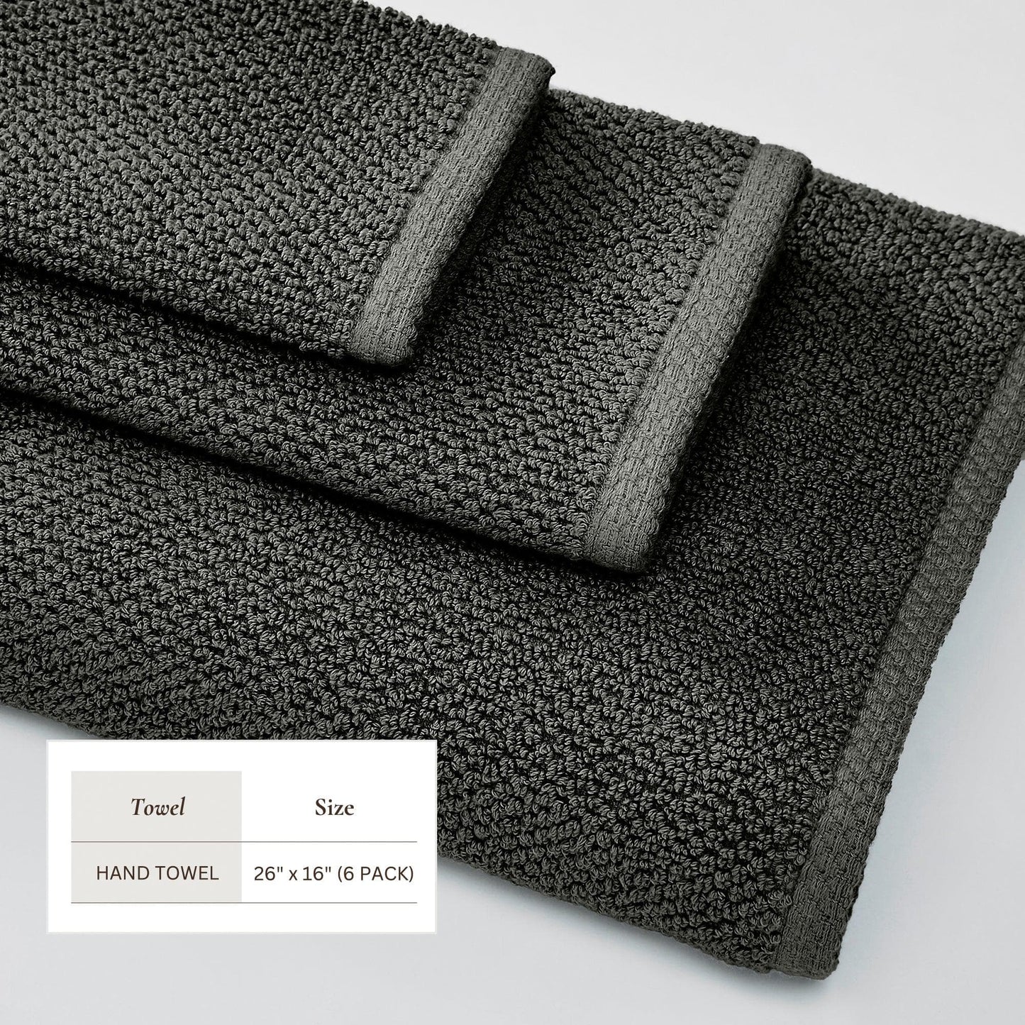 Cotton Textured Bath Towel Set - Acacia Collection