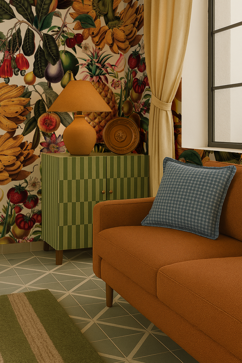 Juicy Fruit Wallpaper, white