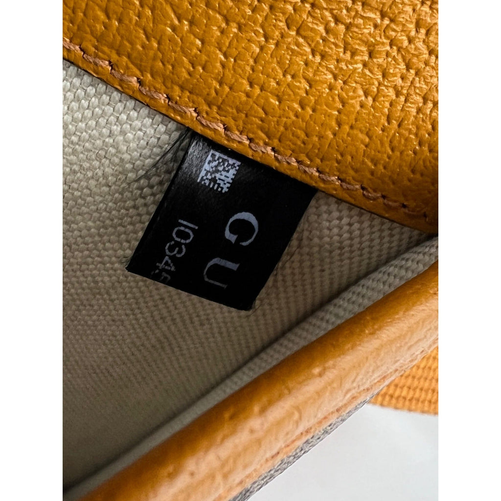 Gucci XKai GG Supreme Slim Vintage Sun Oil Bear Belt Sling Bag