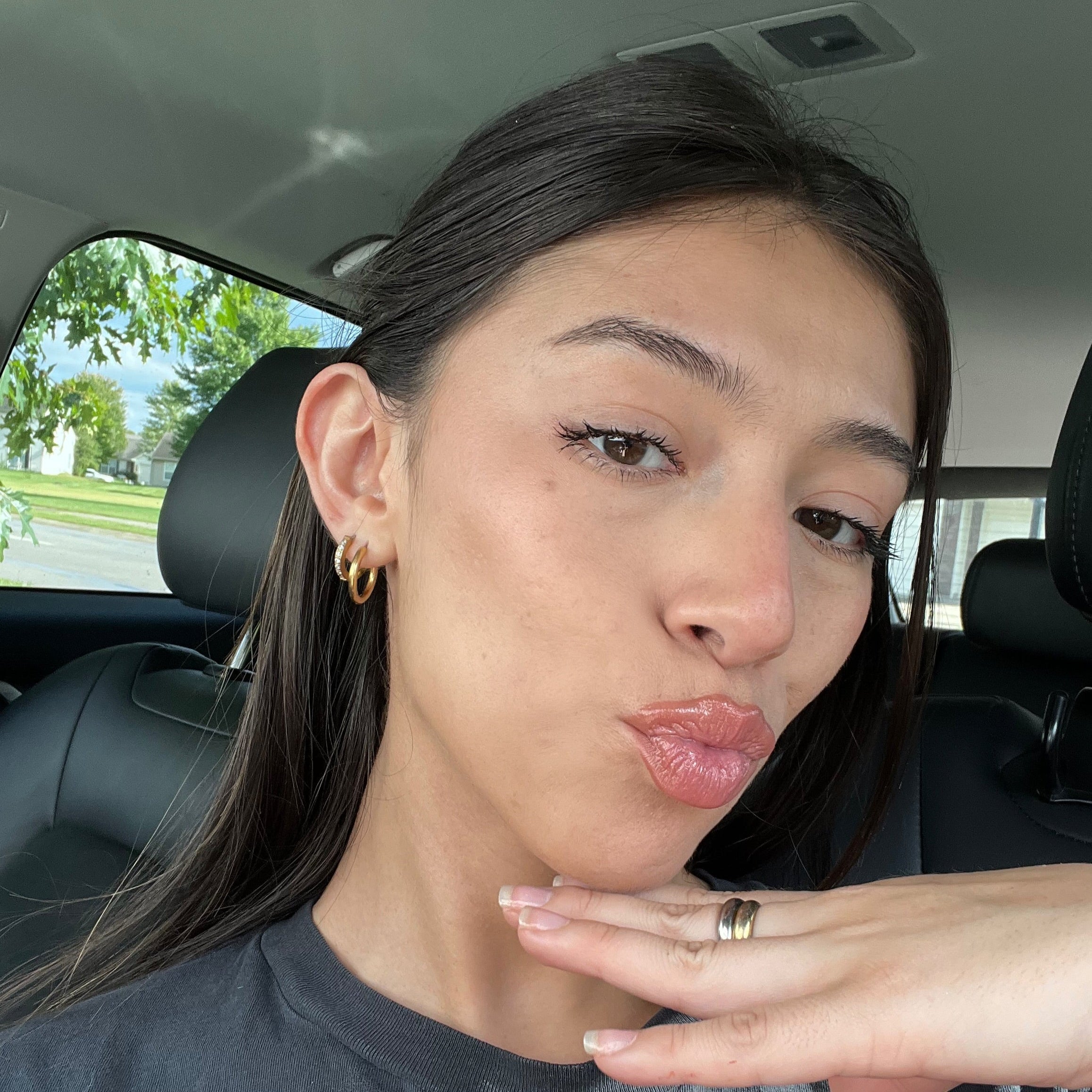 Rooftop Hoop Earrings