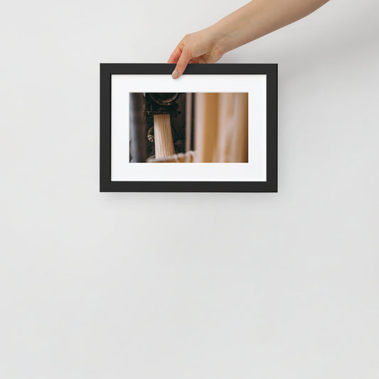 Matte Paper Framed Poster With Mat