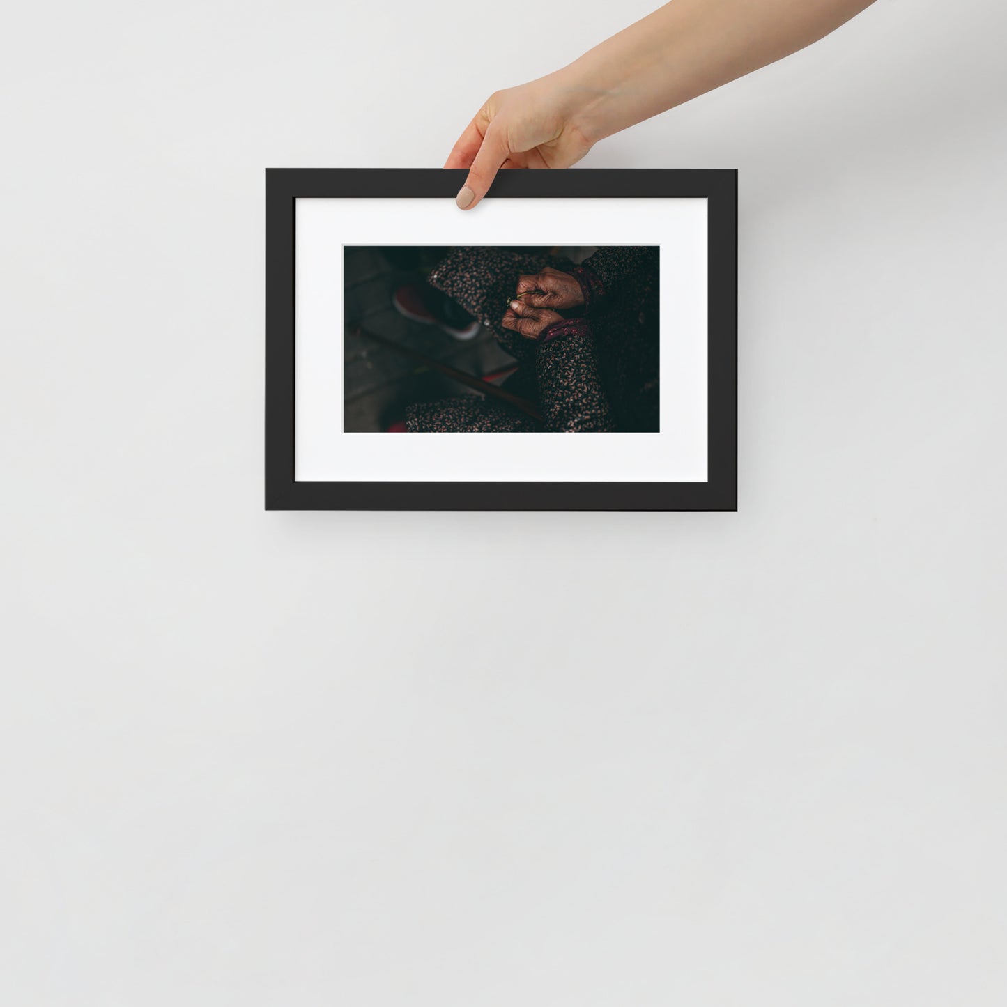 Matte Paper Framed Poster With Mat