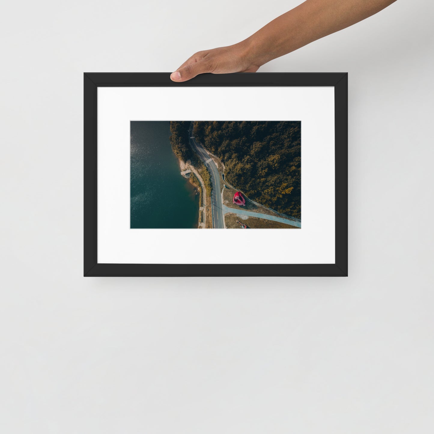 Matte Paper Framed Poster With Mat