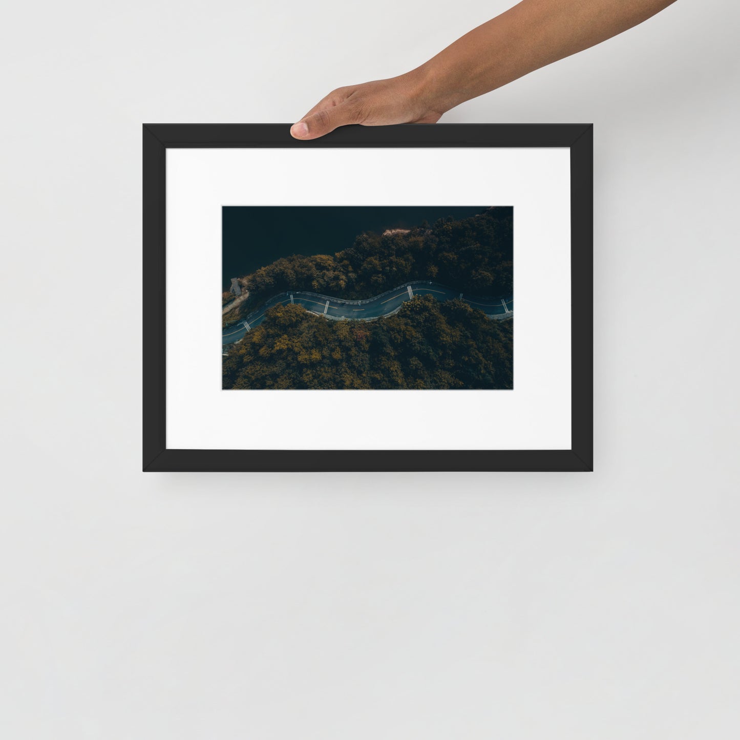 Matte Paper Framed Poster With Mat