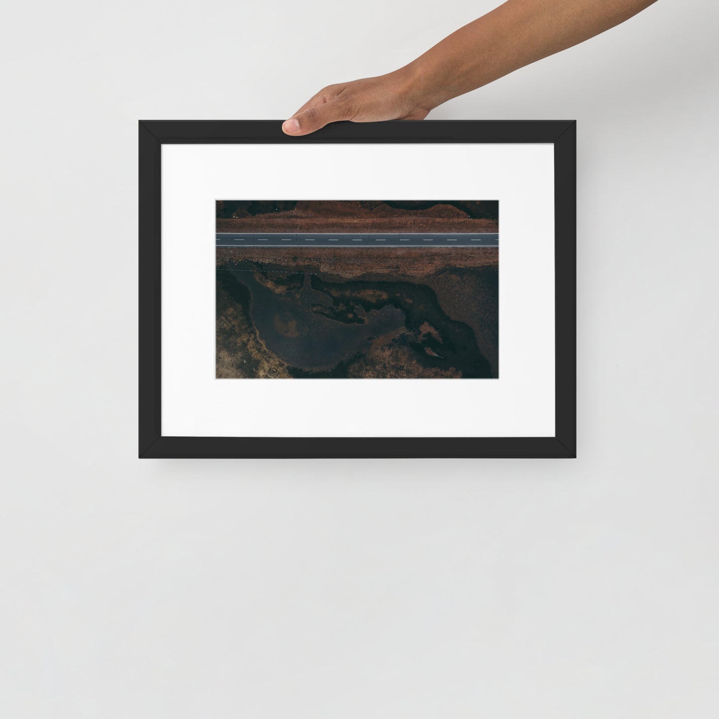 Matte Paper Framed Poster With Mat