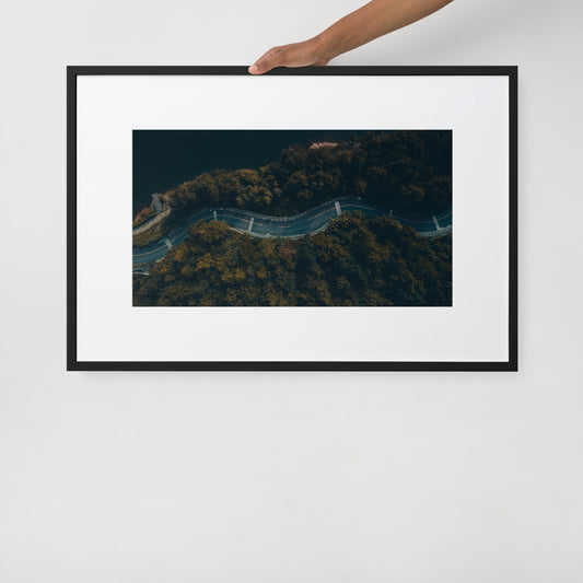 Matte Paper Framed Poster With Mat