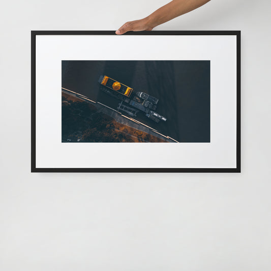 Matte Paper Framed Poster With Mat