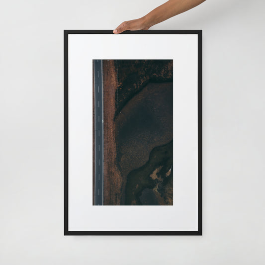 Matte Paper Framed Poster With Mat