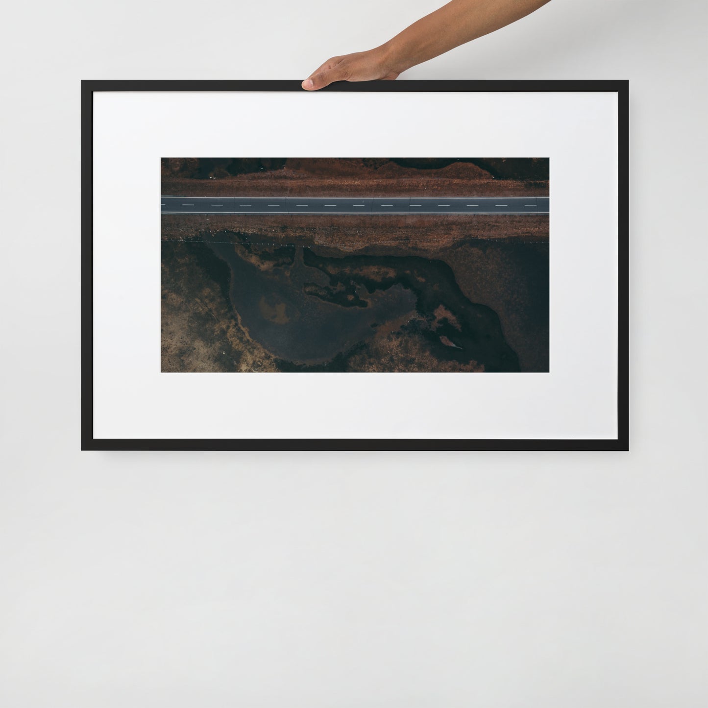 Matte Paper Framed Poster With Mat