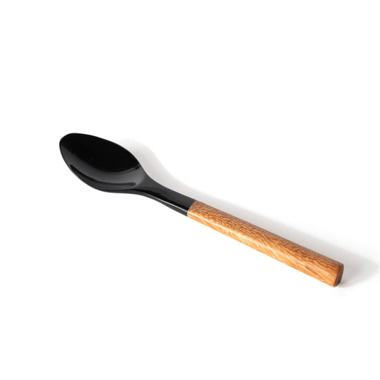 Merchandise - Wood Handled Horn Spoon