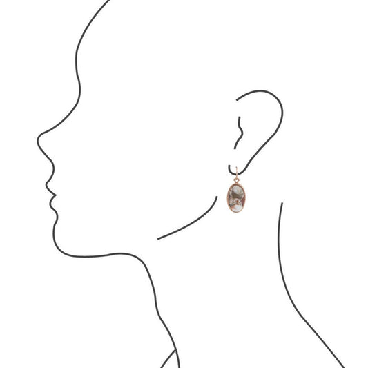 Mixed Mauve Matrix Earrings