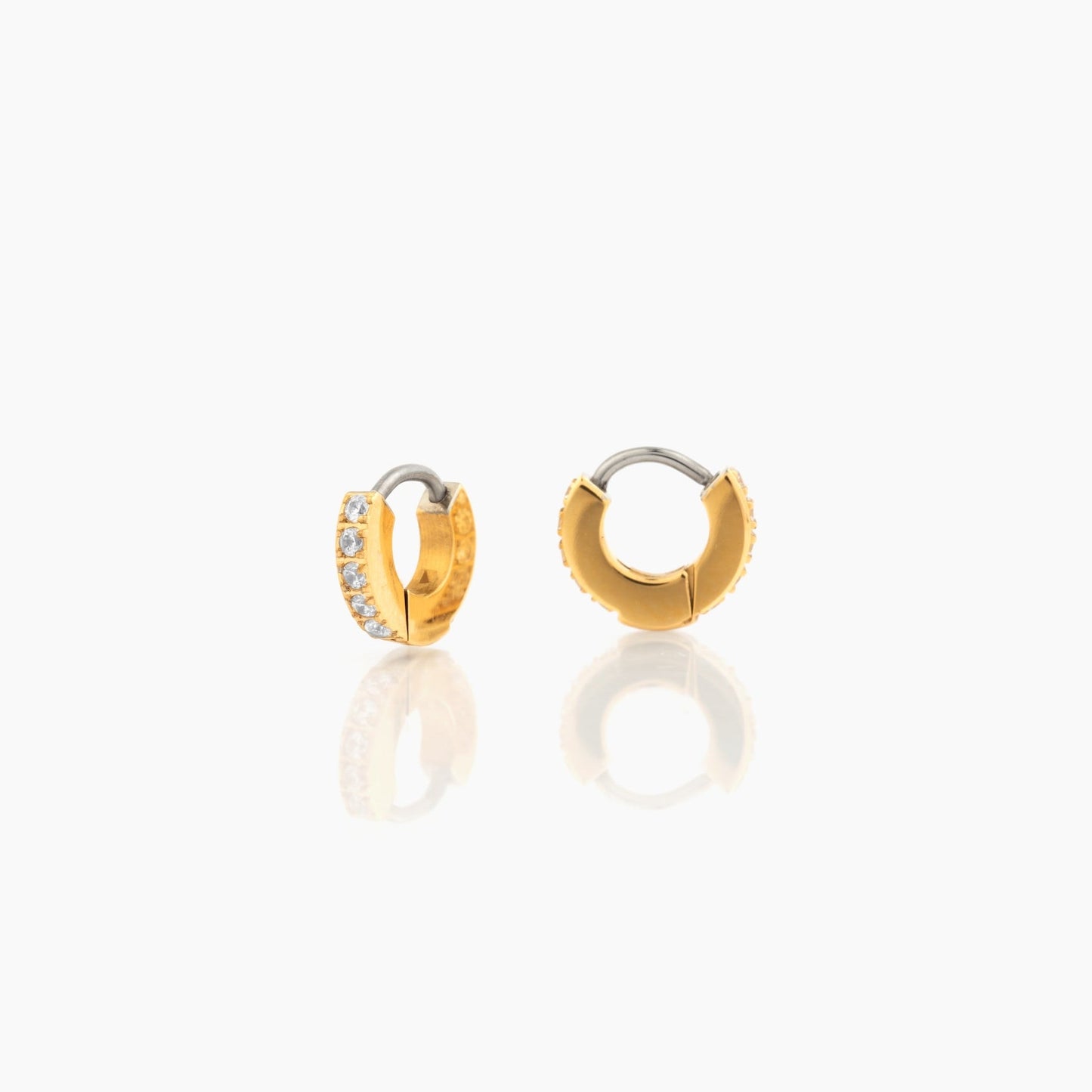 Single Ocean Ave Huggie Hoop Earring