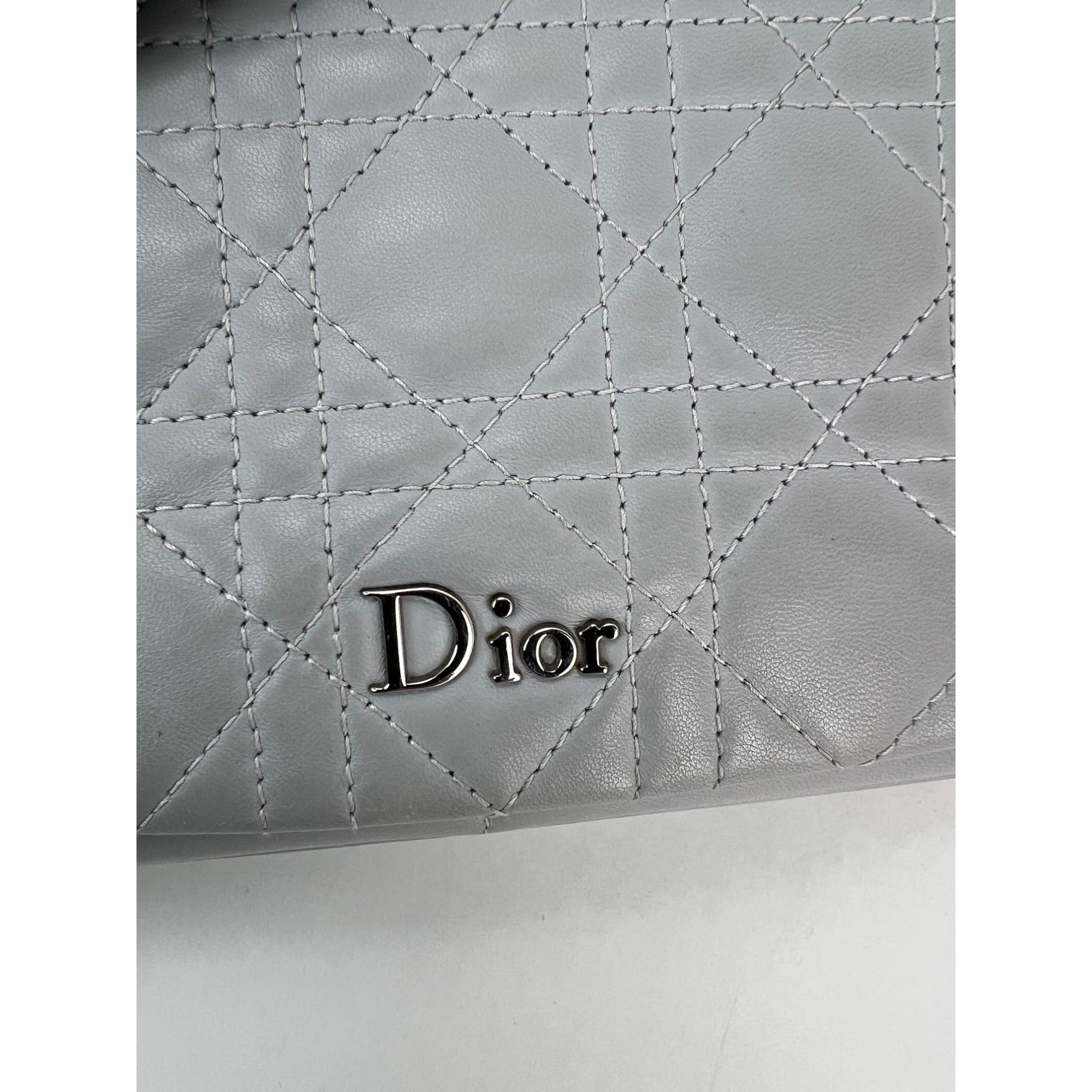 Christian Dior Lambskin Cannage Stardust Small Camera Crossbody Bag