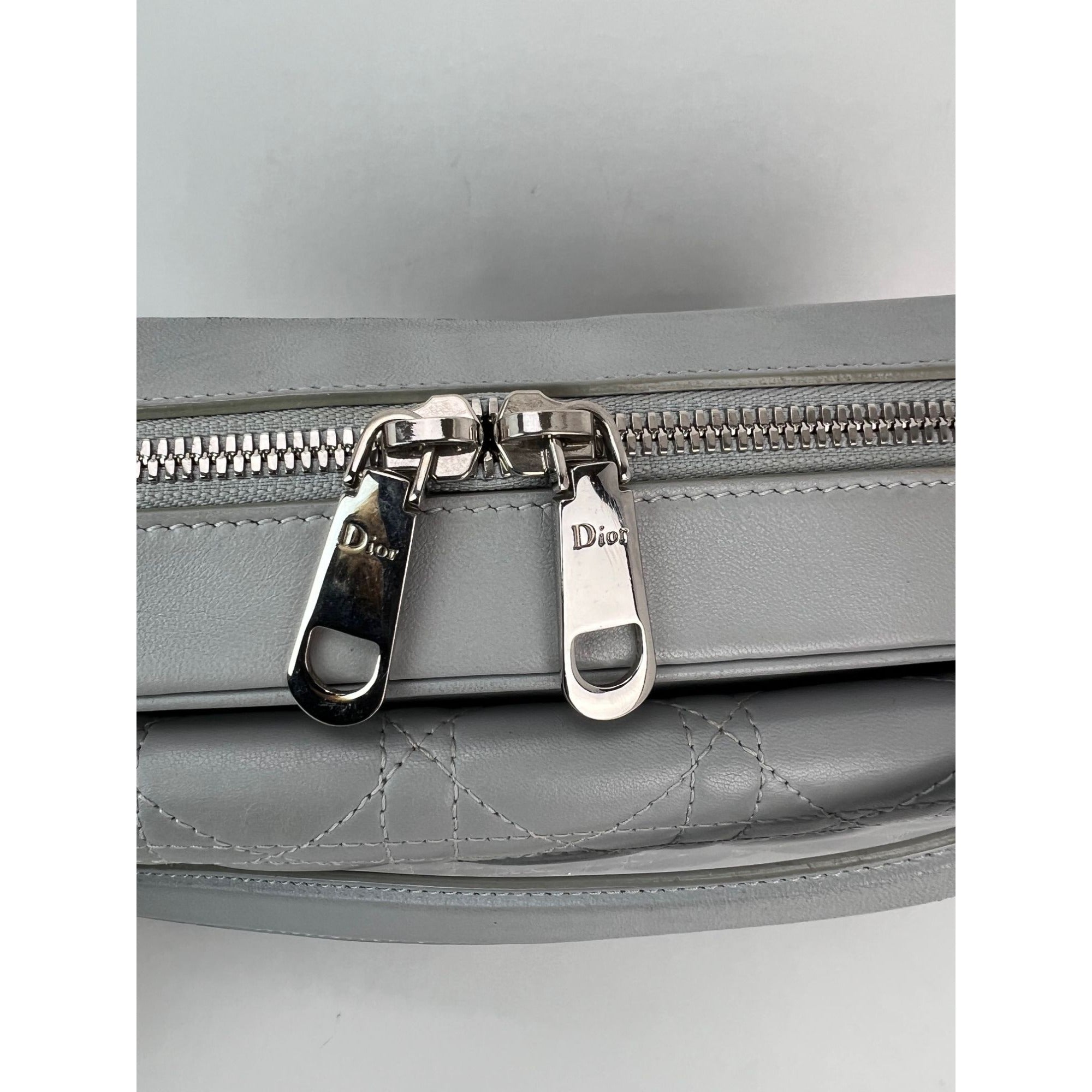Christian Dior Lambskin Cannage Stardust Small Camera Crossbody Bag