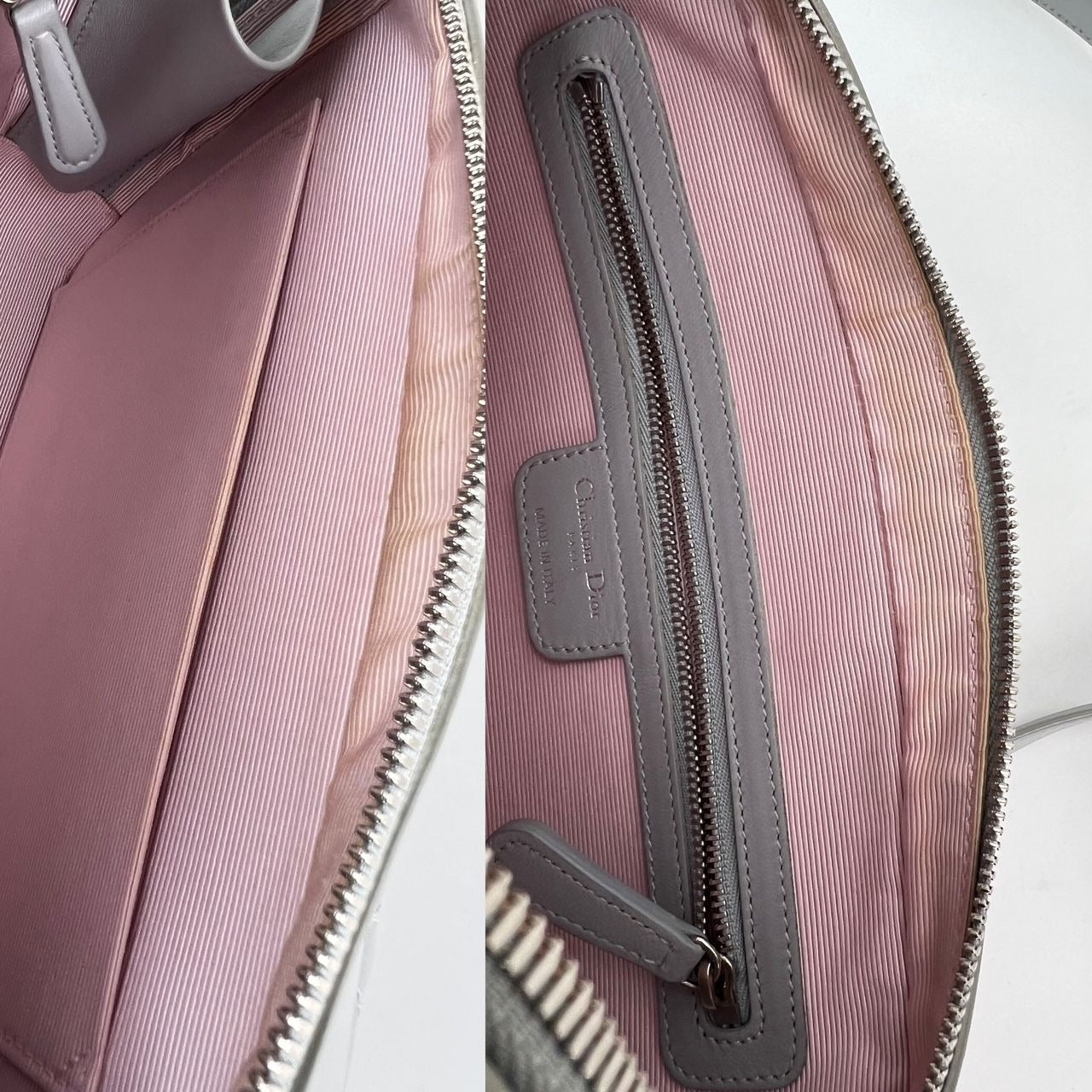 Christian Dior Lambskin Cannage Stardust Small Camera Crossbody Bag