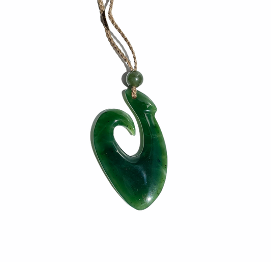 Canadian Jade Fish Hook, 1.5"