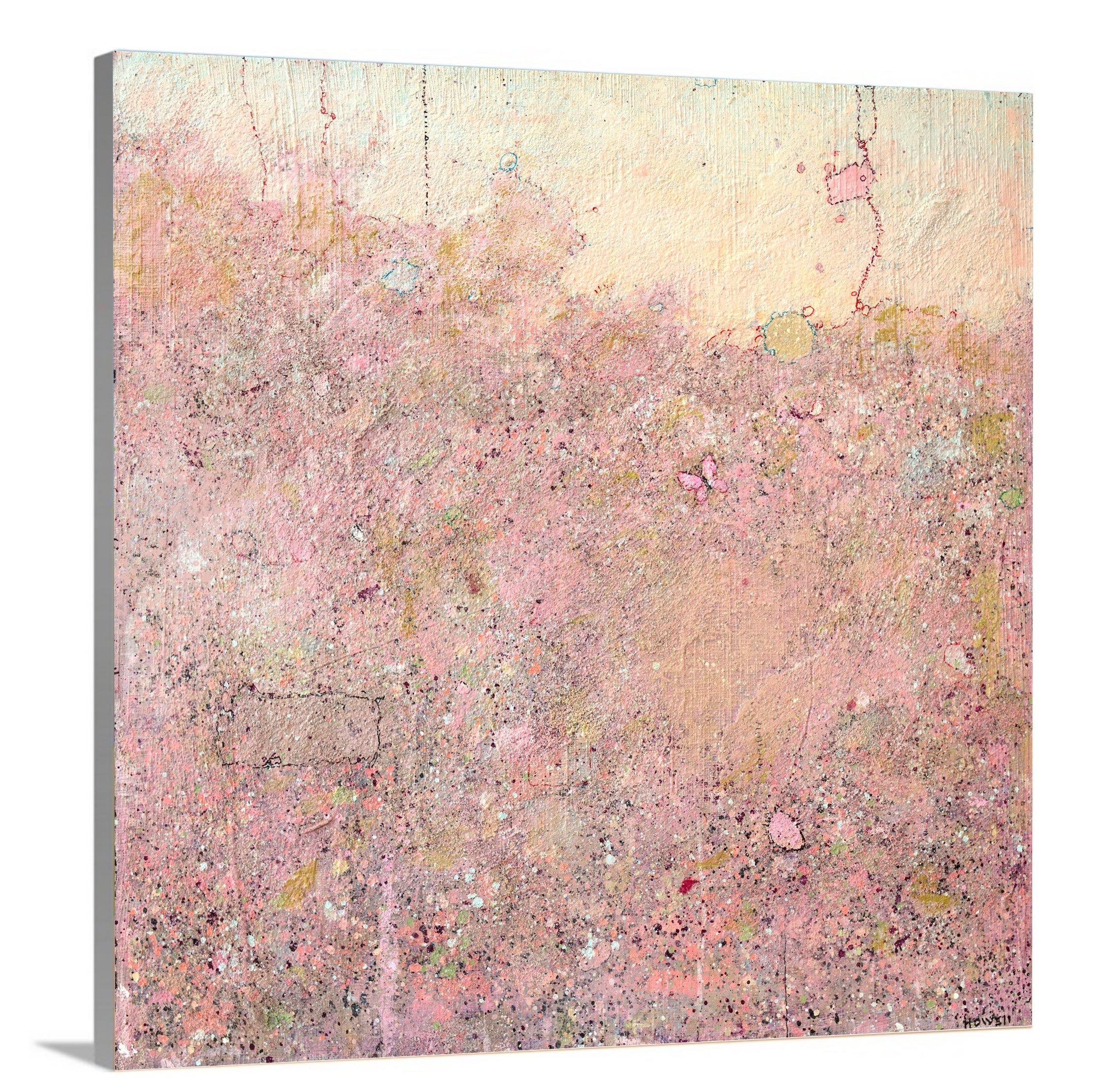 Pink Butterfly - Open Edition Canvas Print