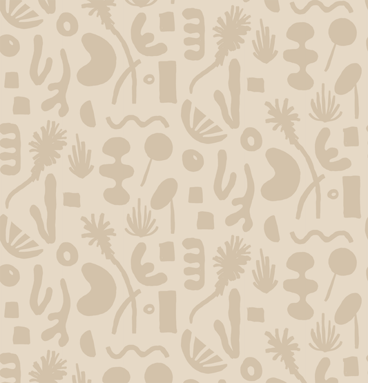 Pool Side Wallpaper, tan