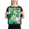 Framed photo paper poster