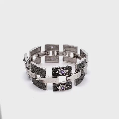 Imperia 925© Silver Amethyst bracelet