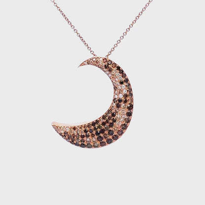 Desert Moon Diamond Pendant