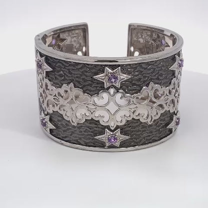 Imperia 925© Silver Amethyst bangle