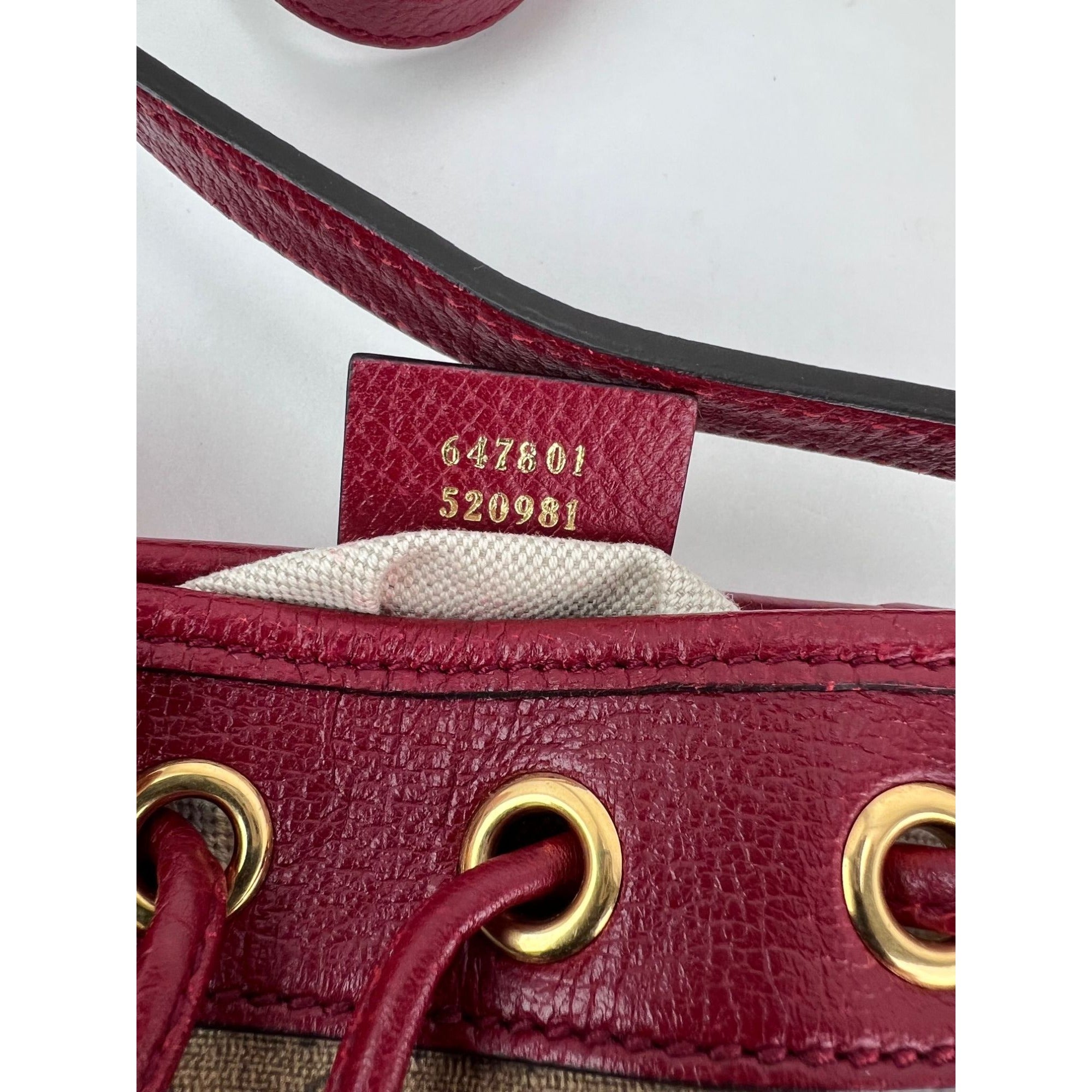 Gucci X Doraemon Vintage GG Supreme Mini Bucket Bag
