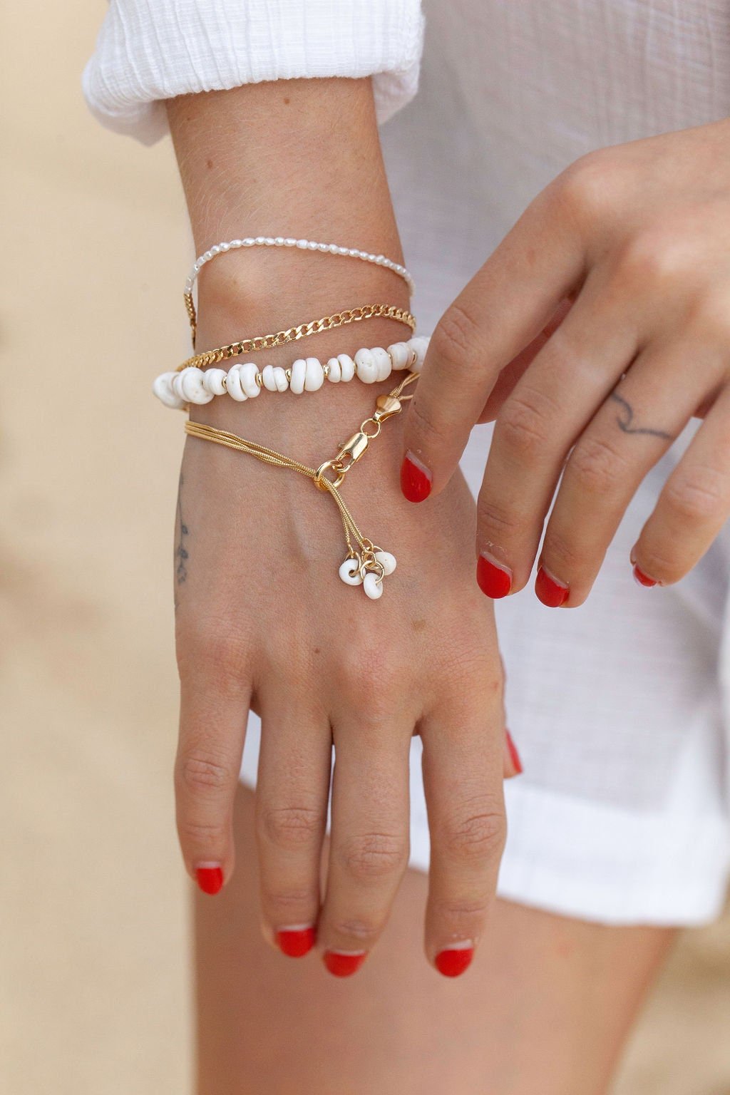 Puka Shell Bracelet - Kahale