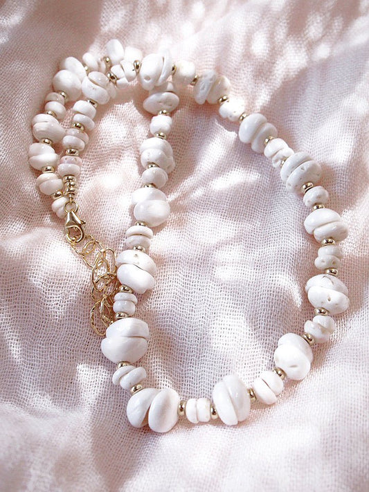Puka Shell Choker Necklace - Keone
