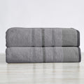 Decorative Cotton Stripe Bath Towel Set - Noelle Collection