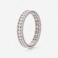 Roberto Coin Princess 18K White Gold and Diamond Ring Sz. 6.5 7771359AW65X
