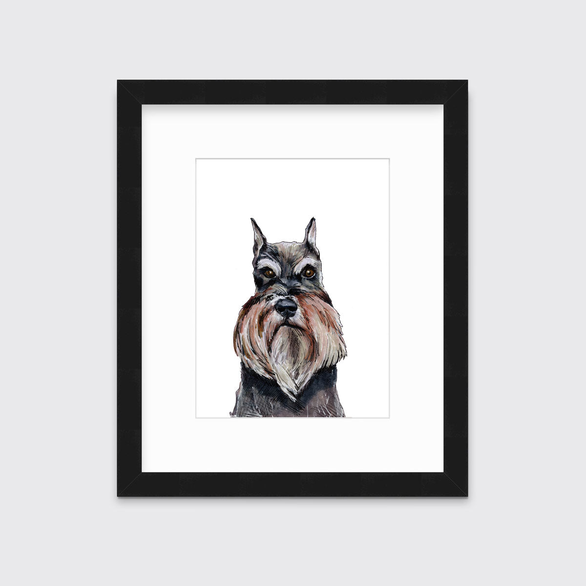 The Schnauzer - Open Edition Paper Print