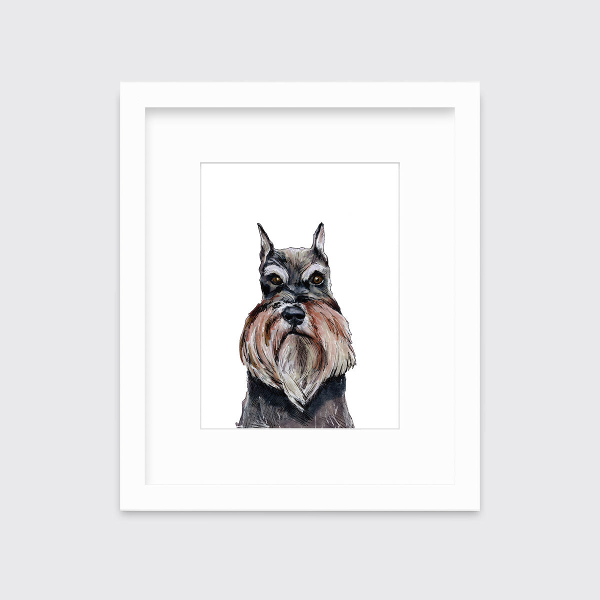 The Schnauzer - Open Edition Paper Print