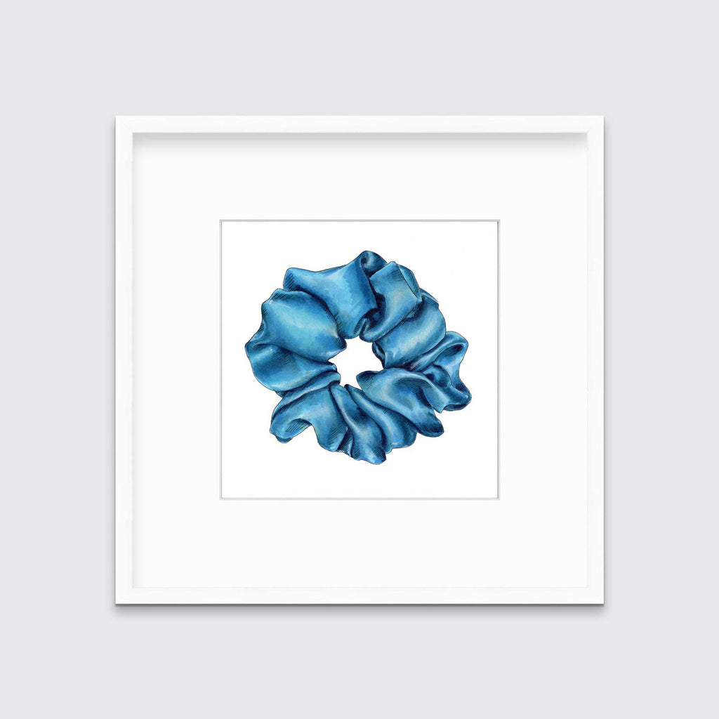 Scrunchie II (Blue) - Open Edition Paper Print