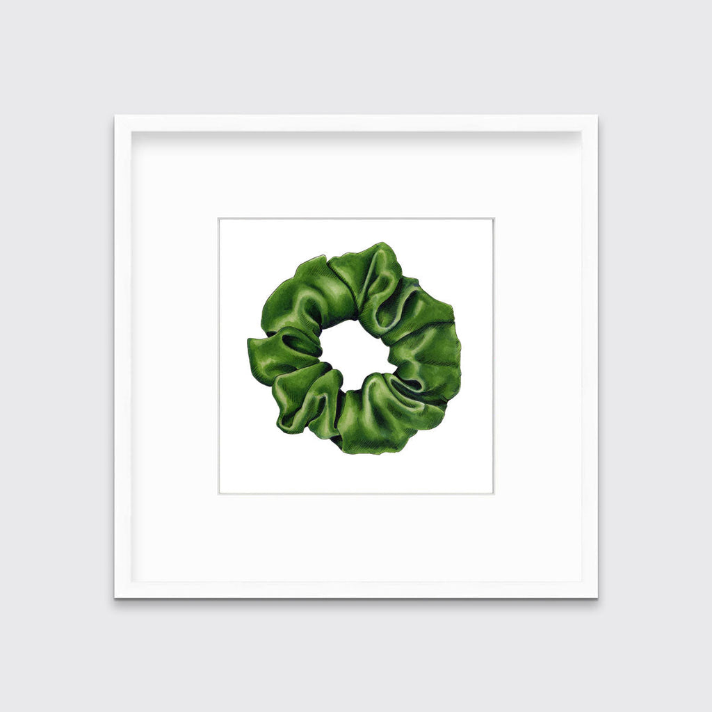 Scrunchie IV (Green) - Open Edition Paper Print