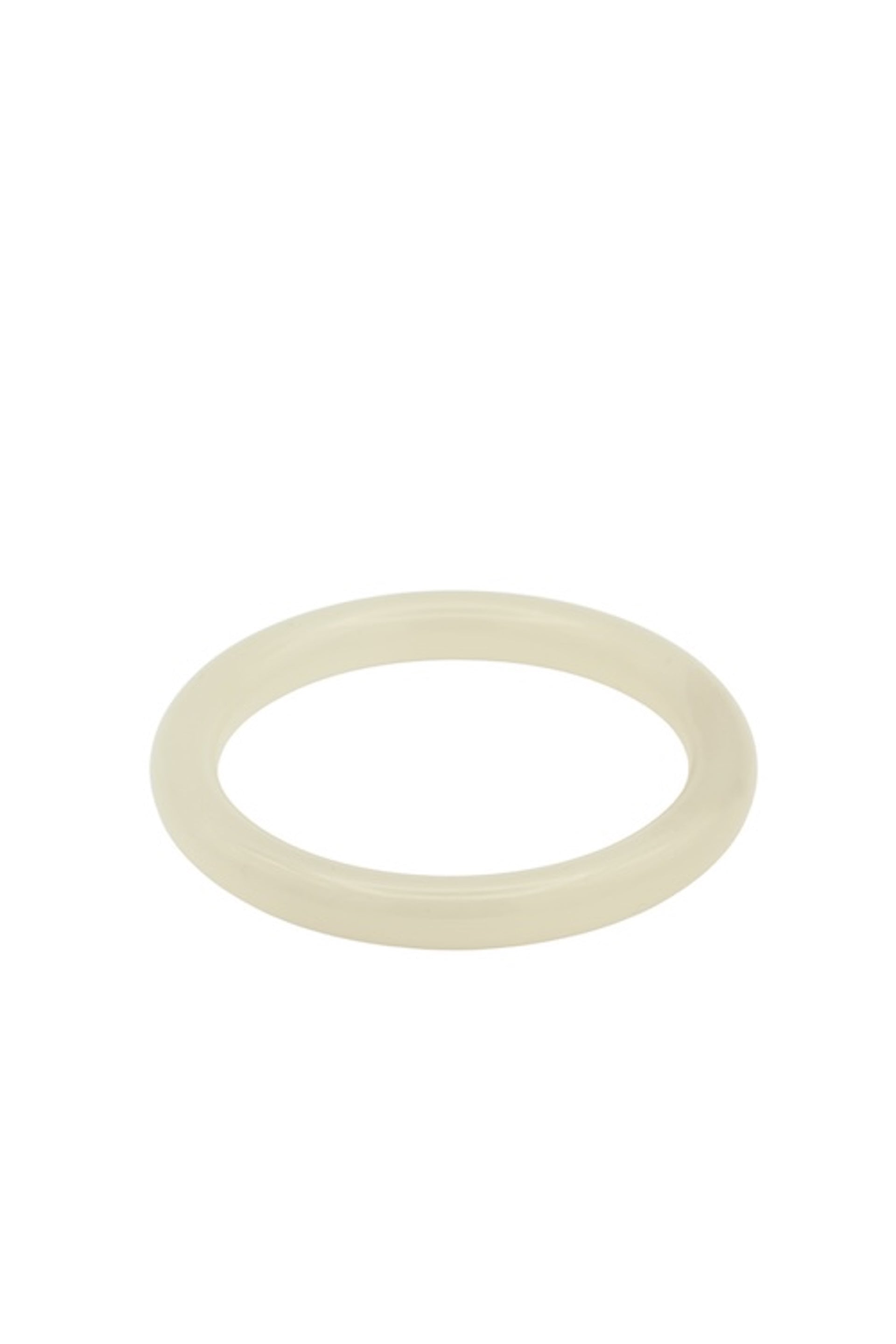 1994 — Off White Thin Jade Bangle