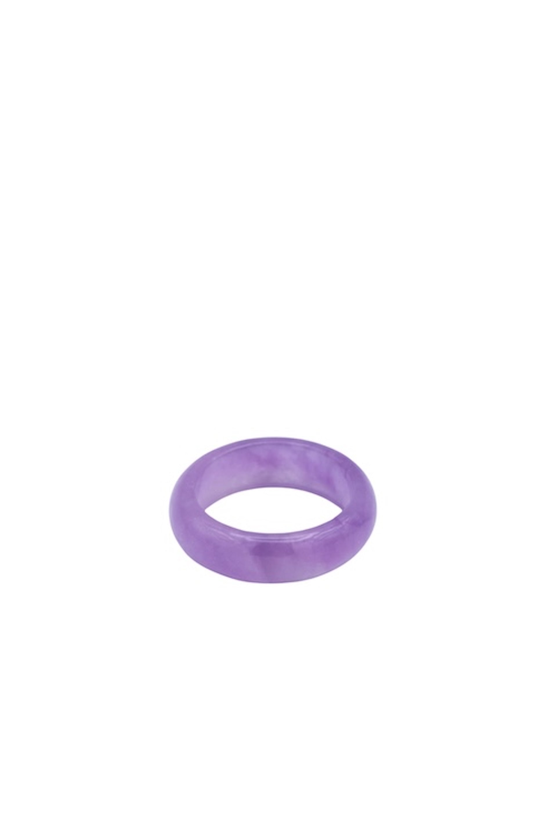 Lilac — Purple Jade Ring