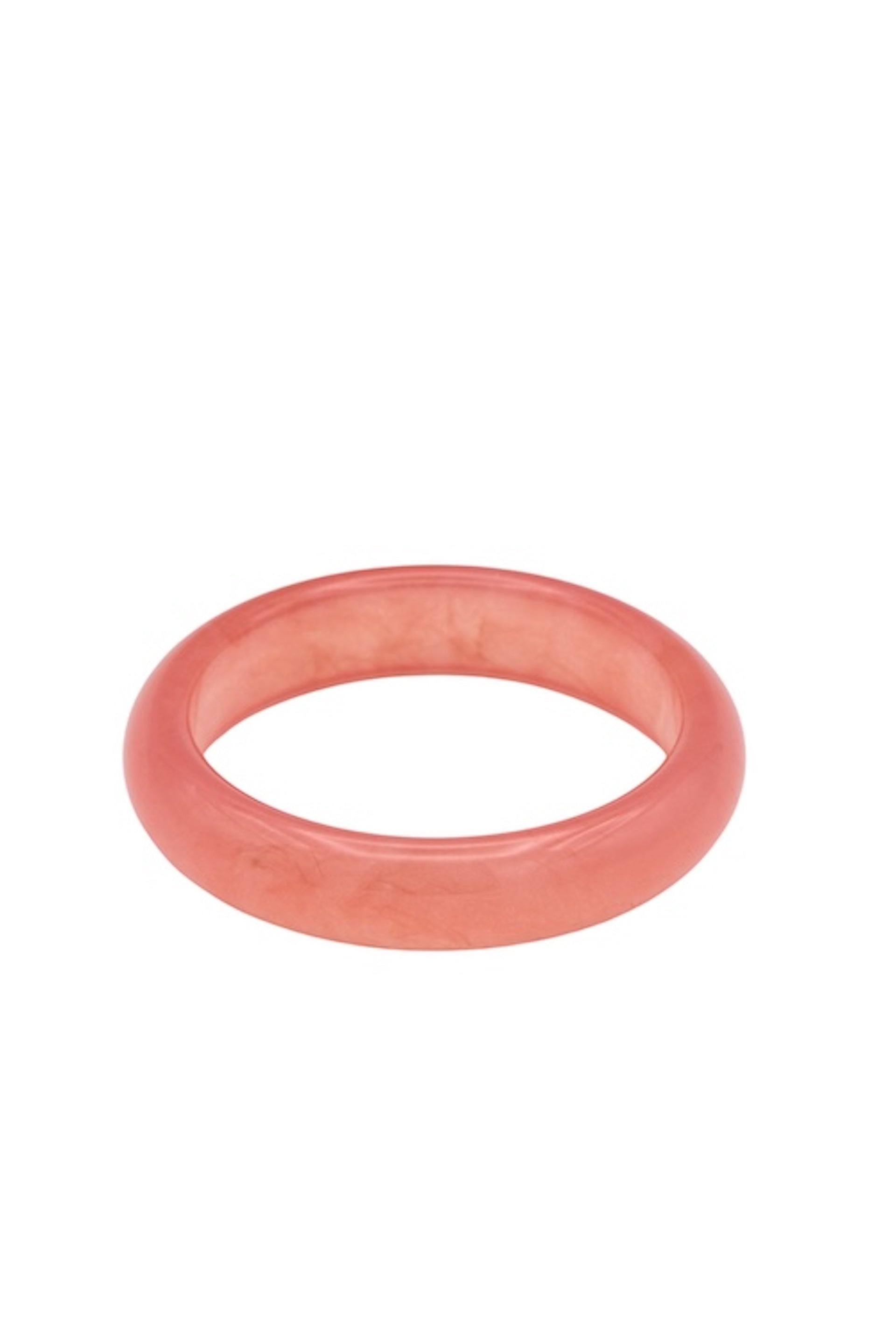 Silk Collection | Blush — Pink Jade Stone Bangle