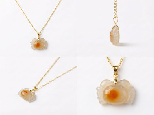 Zodiac collection | Cancer — Jade Stone Necklace