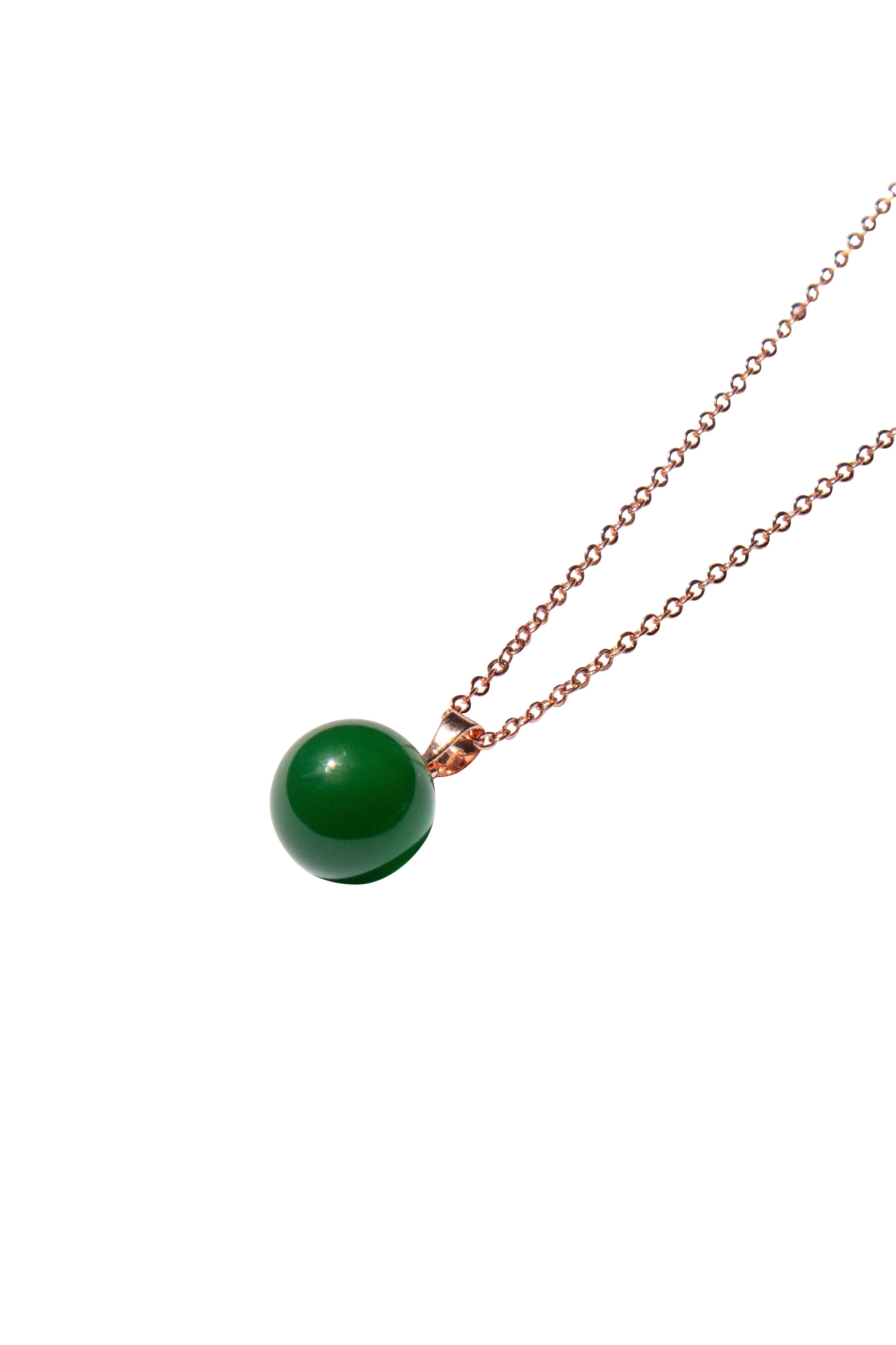 Greene — Green Jade Pendant Necklace