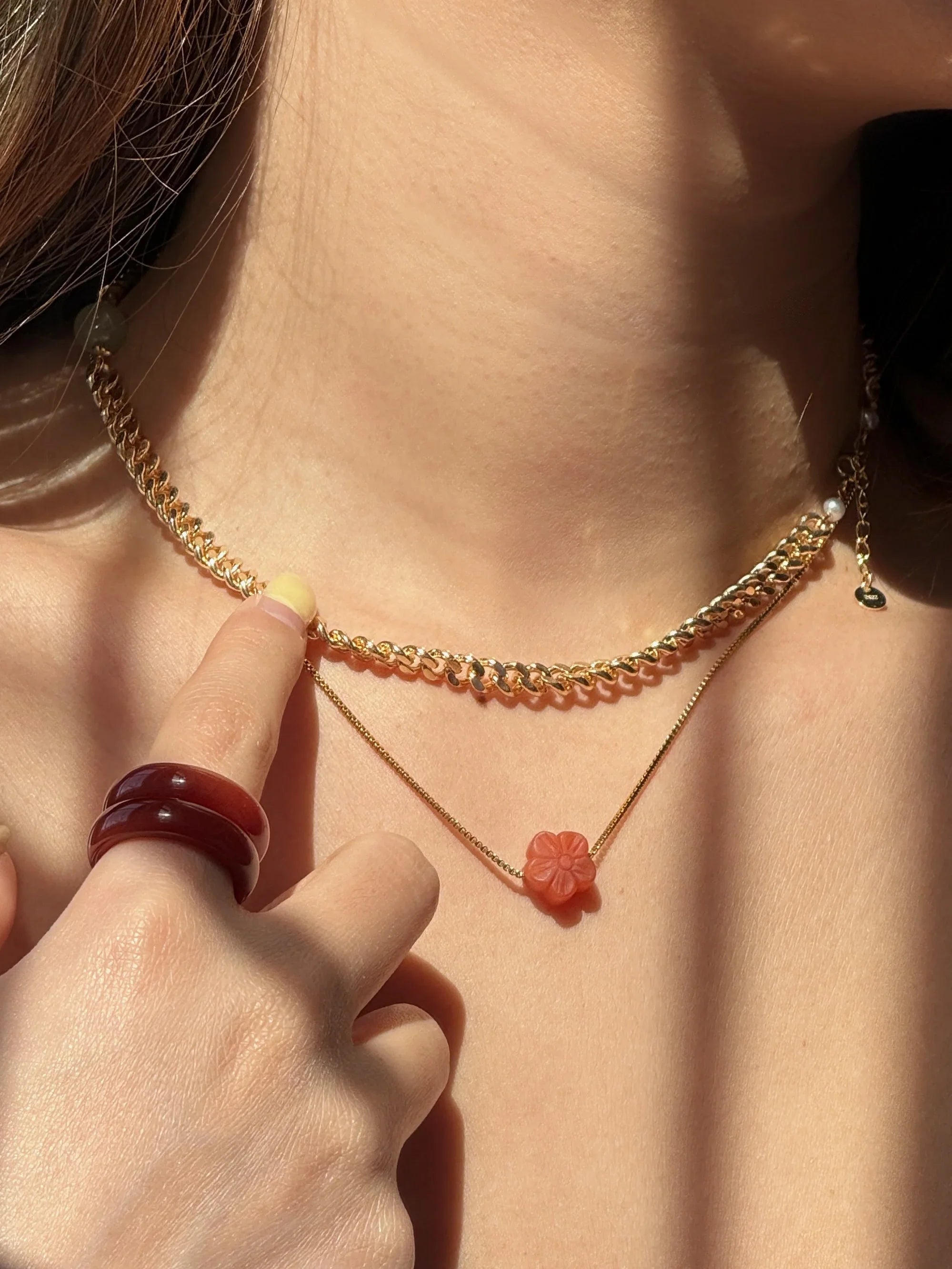 Kyoto — Flower Pendant Necklace