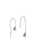 Lilith — Pearl Thread Earrings