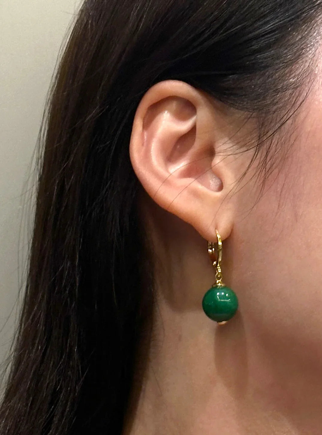 Nadene — Jade Drop Earrings